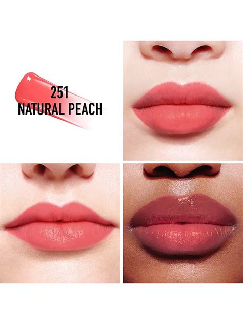 natural peach dior lip tint